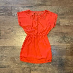 FRANCESCA’s Orange Red Dress